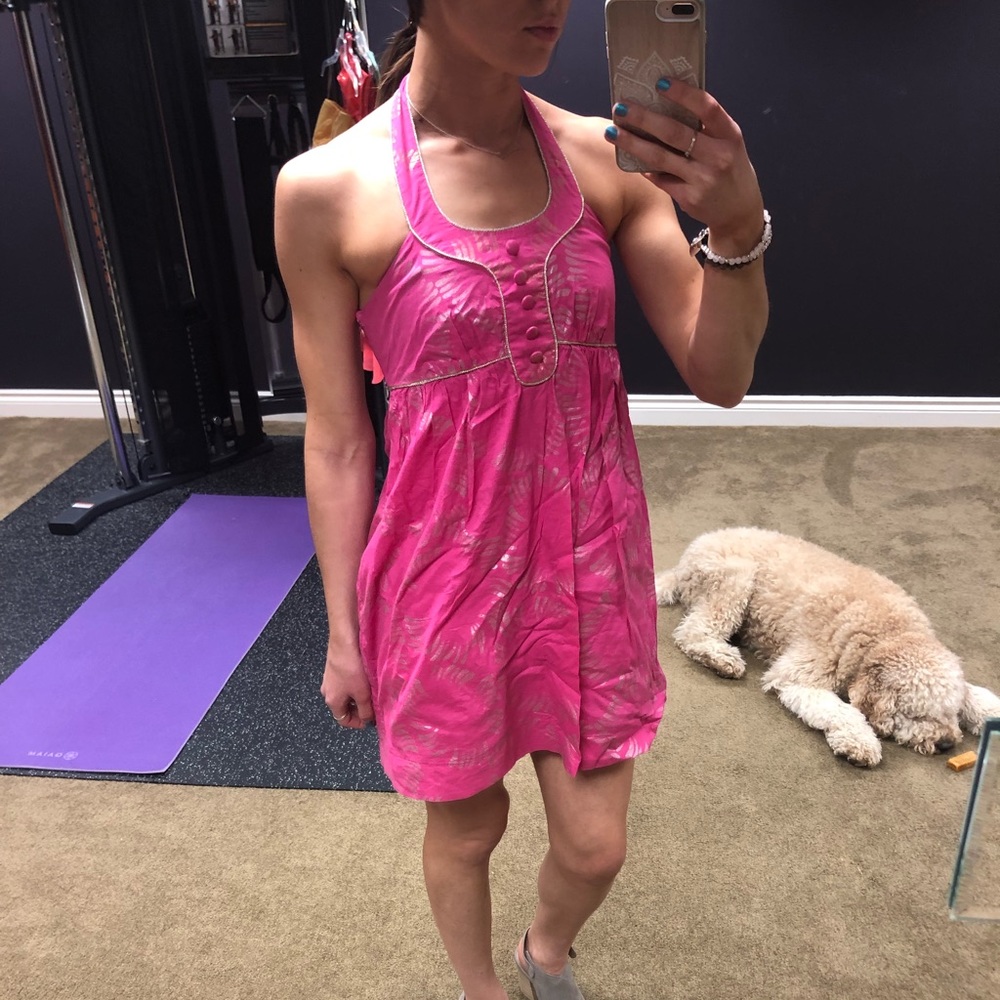 Pink babydoll dress